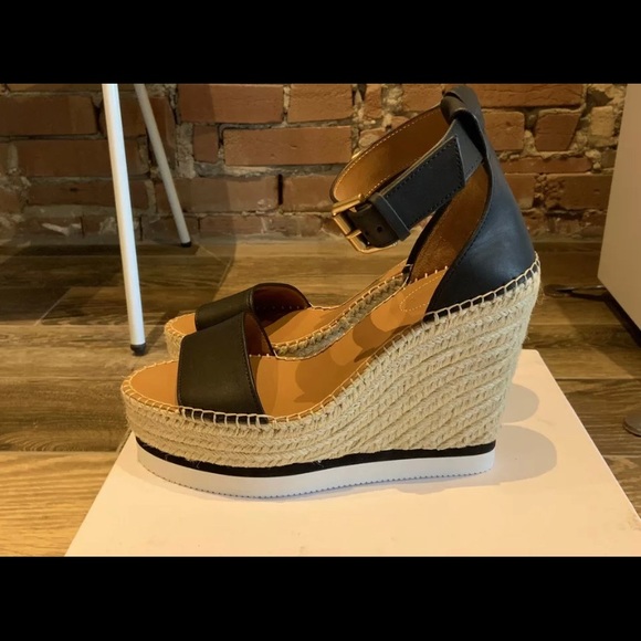 See by Chloe Glyn Wedge Espadrille size 40 - Picture 5 of 7